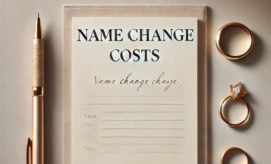 Cost of changing your name